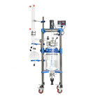 Lab jacketed Glass Reactor 10L Chemical Reaction Kettle