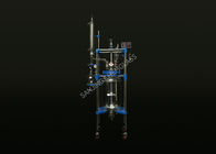 Thermostat Jacketed Glass Reactor Vessel No Electric Brush Safe Stable