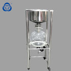 Lab Glass Reactor Vacuum Buchner Funnel Stainless Steel Material