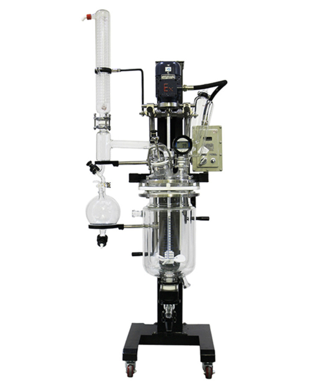 50L Chemglass Jacketed Reactor Stainless Steel Chemglass Reaction Vessel