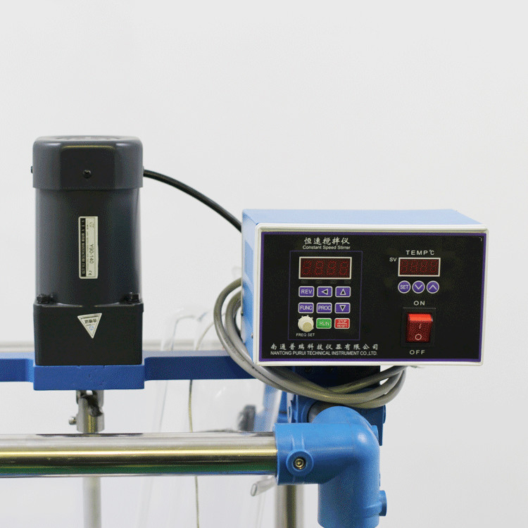 50L Lab Jacketed Glass Reactor Semi-Automatic For Chemical Use
