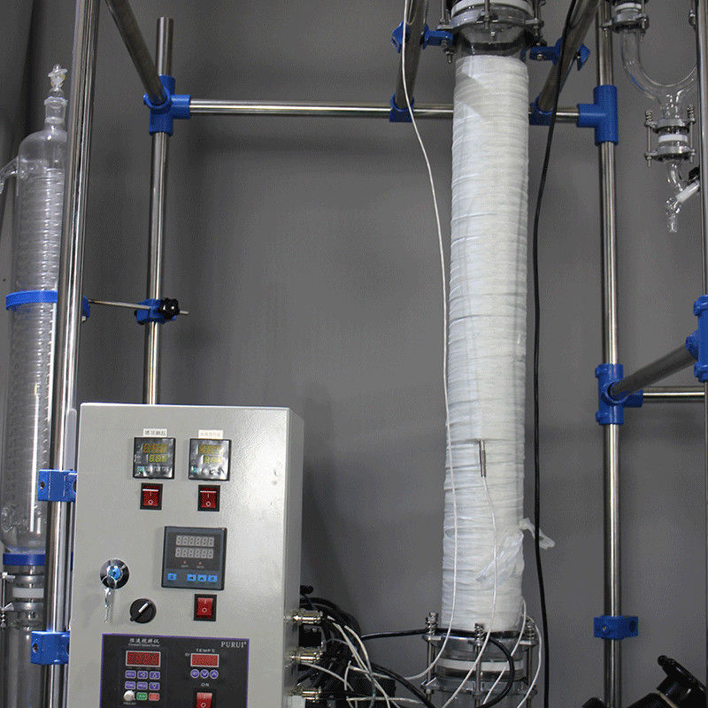 Fast Speed 10l  rectification unit , High Vacuum Distillation Machine For Essential Oils
