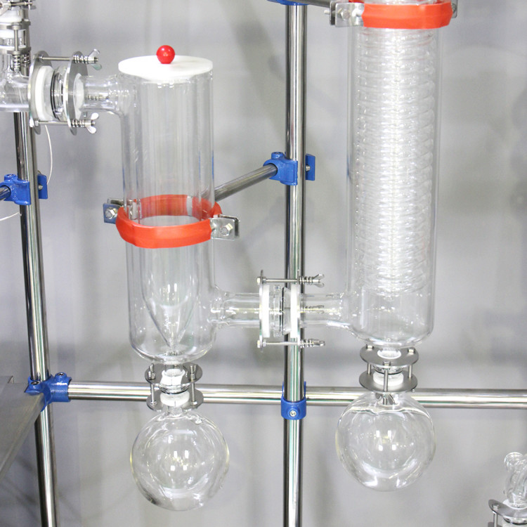 Wipe film Distillation Kit , Essential Oil Steam Distillation Apparatus High Vacuum Pressure