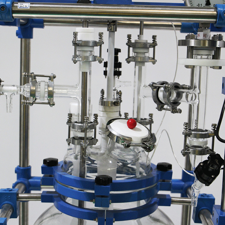 Borosilicate 3.3 Single Layer Glass Reactor Explosion Proof Design Safe Processing